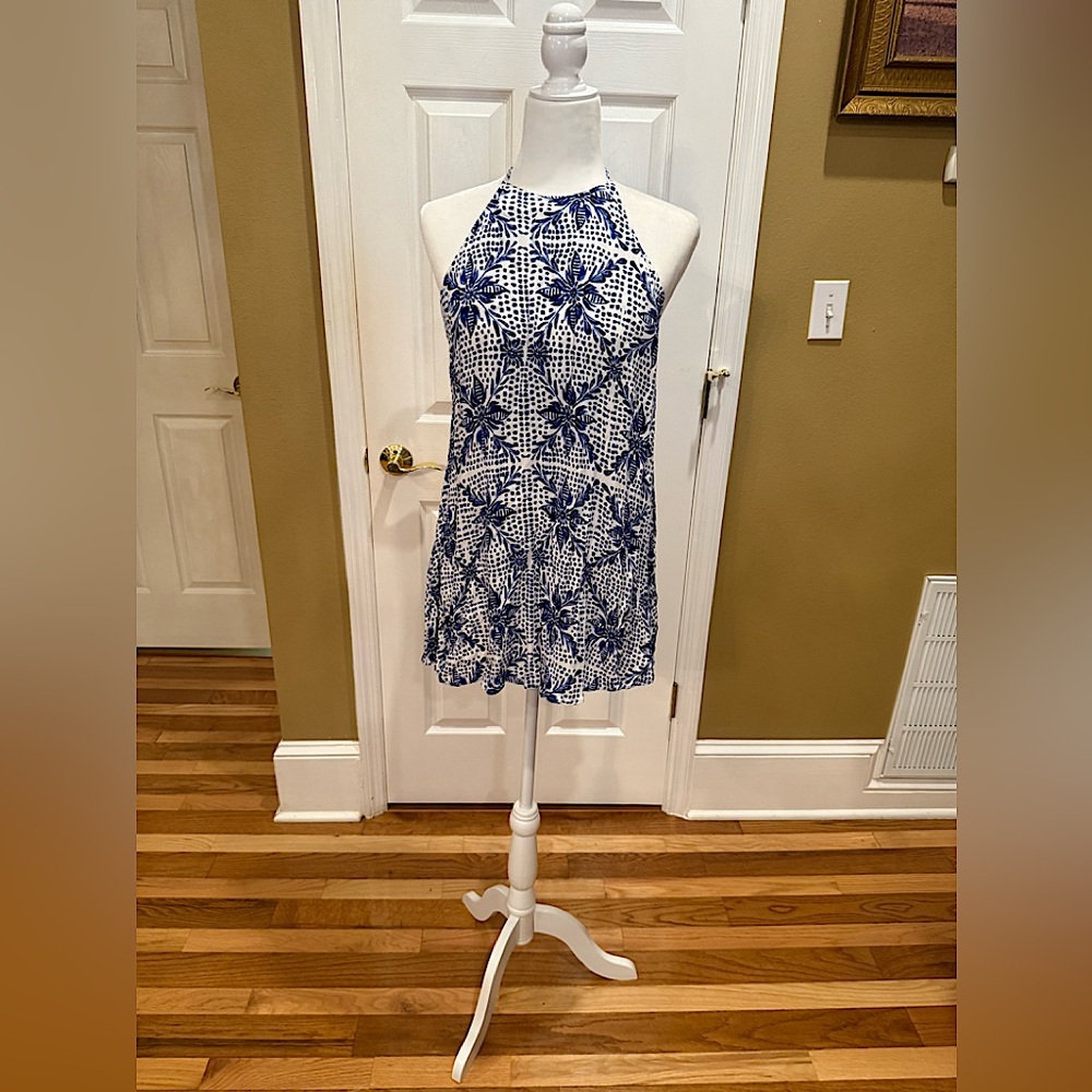 Show Me Your MuMu White and Blue Top